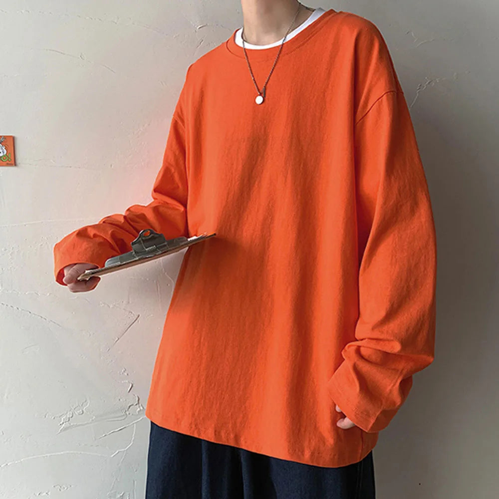 Men’s Oversized Cotton T-Shirt Comfortable & Stylish | The Crew