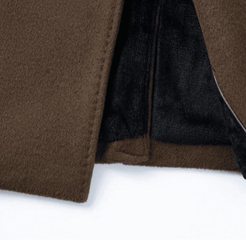 Men’s Long Wool Overcoat Slim Fit – Luxury Business Coat - The Crew