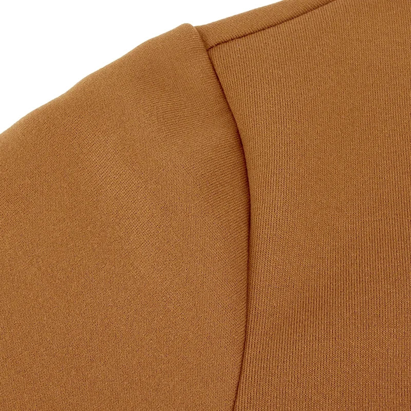 Brown Knit Shoulder Detail Men’s Pullover – The Crew
