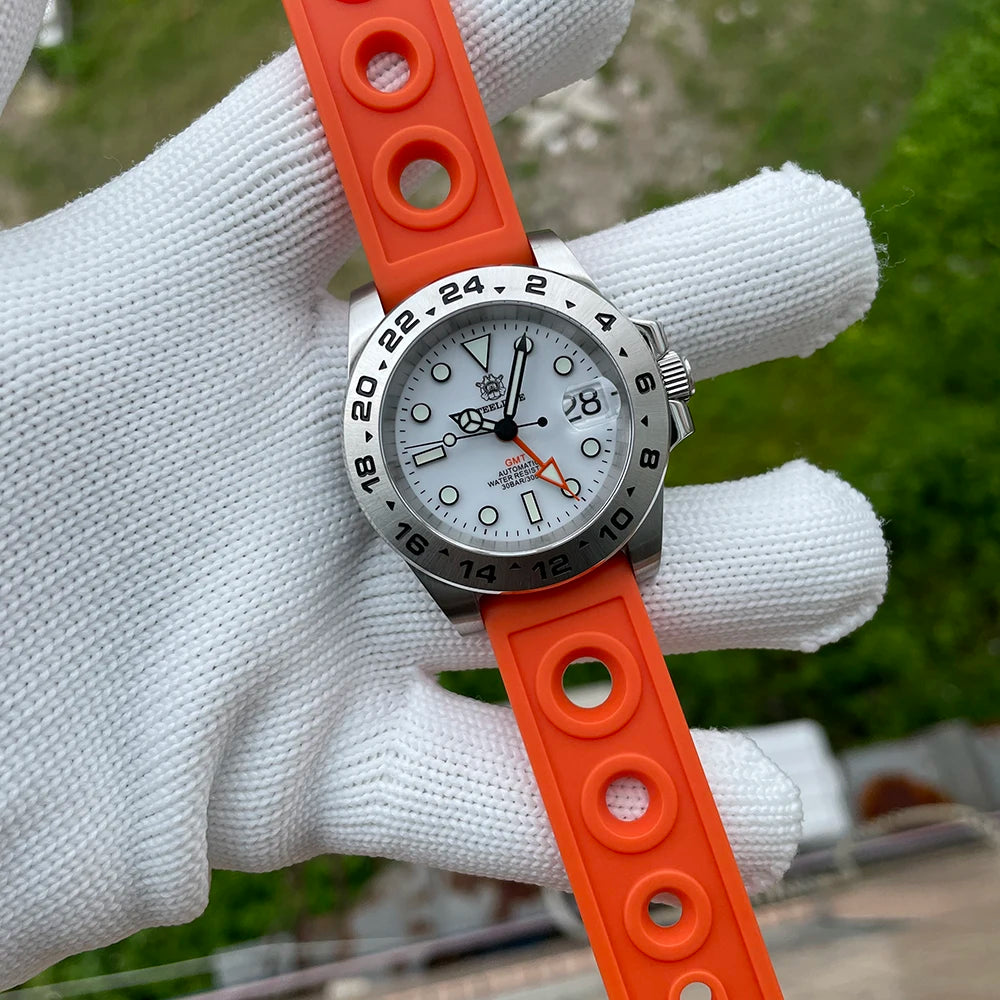 STEELDIVE SD1992 GMT Automatic Watch Durable Style | The Crew