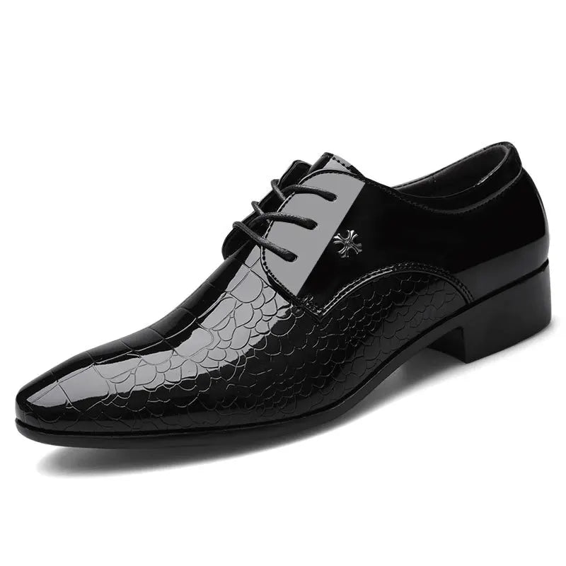 Men’s Luxury Leather Oxford Shoes – Premium Dress - The Crew