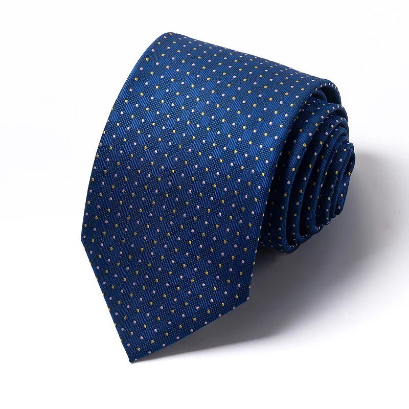 Striped Wedding Tie for Men | Elegant Office Style - The Crew