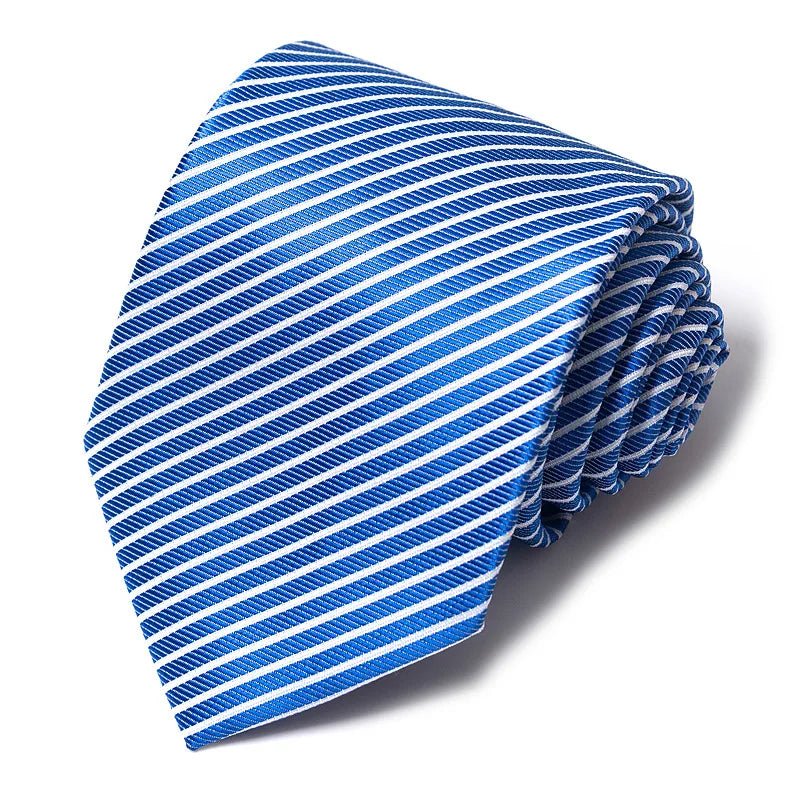 Striped Wedding Tie for Men | Elegant Office Style - The Crew