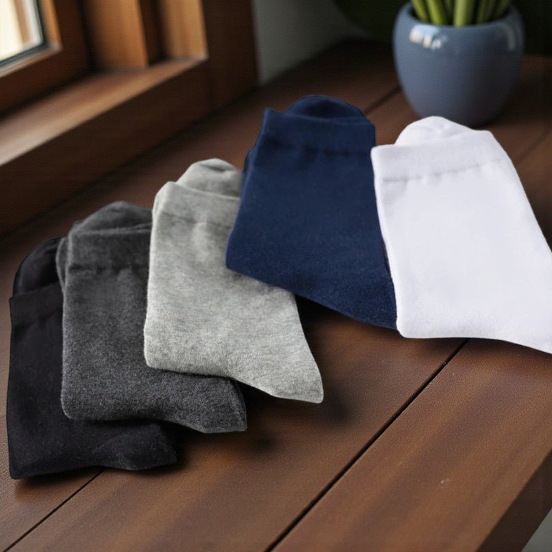 Men’s Cotton Business Socks 10 Pack – Breathable - The Crew