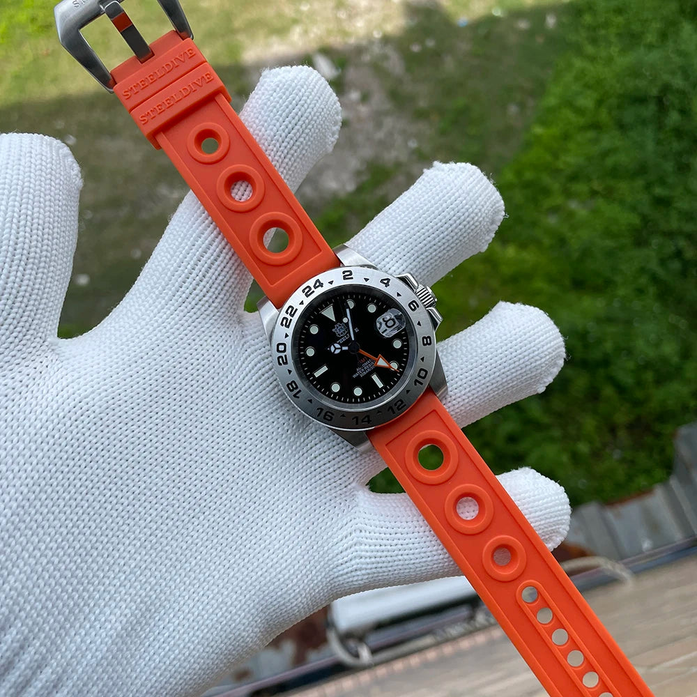 STEELDIVE SD1992 GMT Automatic Watch Durable Style | The Crew