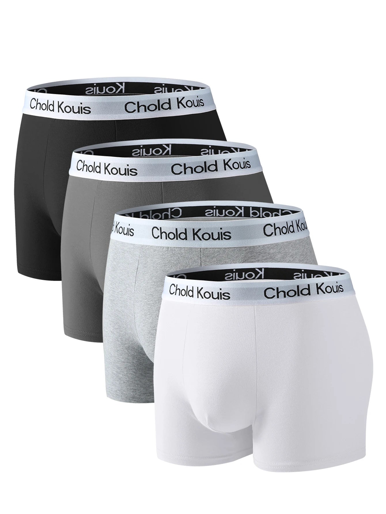 Men’s Soft Boxers 4 - Pack – Comfortable Breathable - The Crew