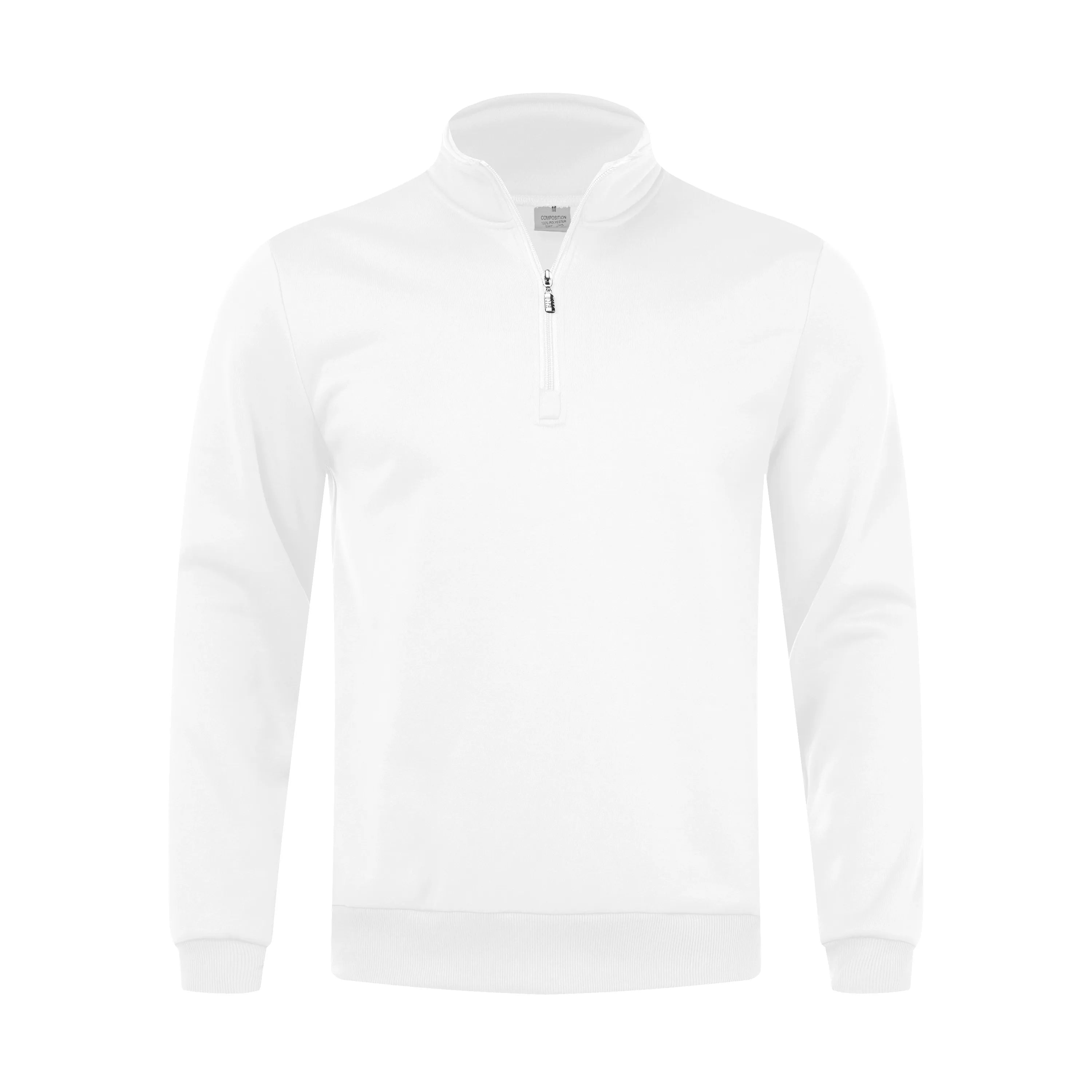 White Quarter Zip Knit Pullover Men – The Crew