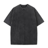 Black Washed Cotton Oversized T-Shirt for Men – The Crew
