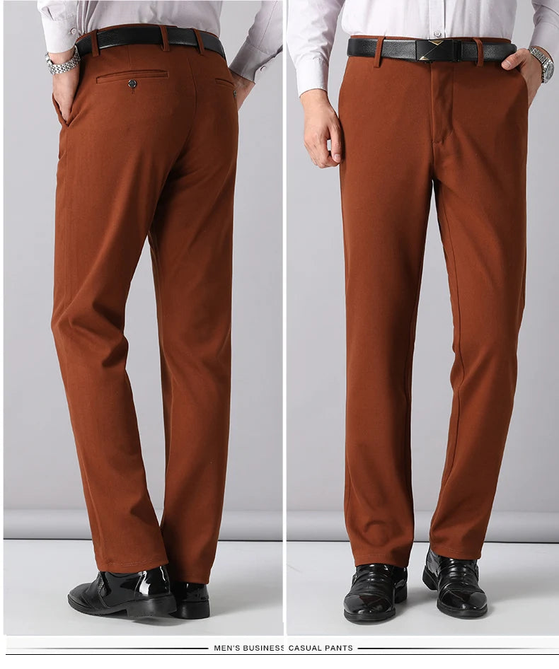 Men wearing brown thermal pants walking – The Crew