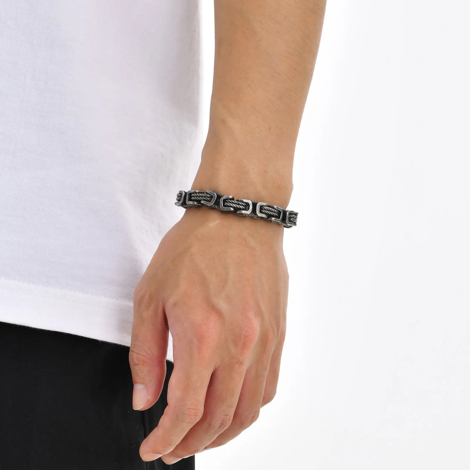 Men's Imperium Byzantine Stainless Steel Bracelet