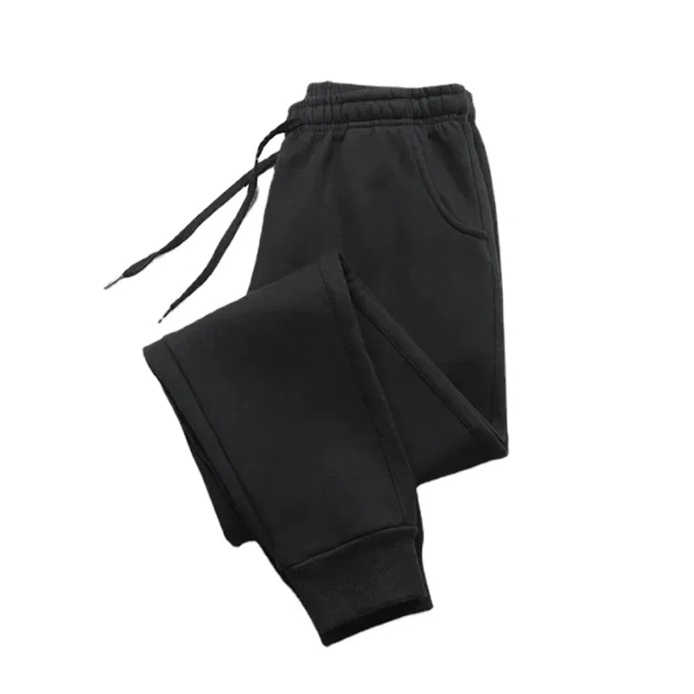 Men athletic jogger pants black drawstring waist – The Crew