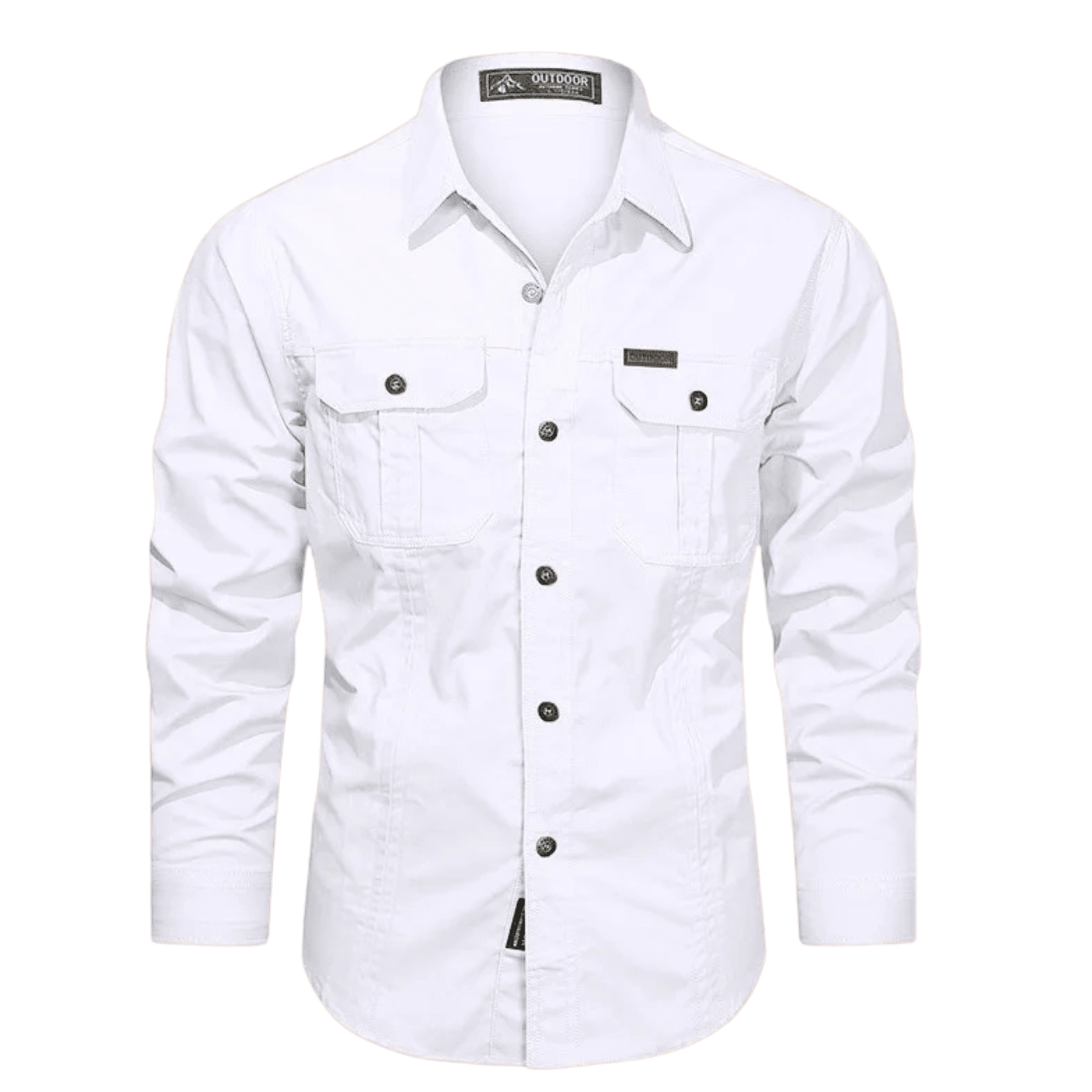 Men’s Military Cargo Overshirt – Utility Streetwear Style - The Crew