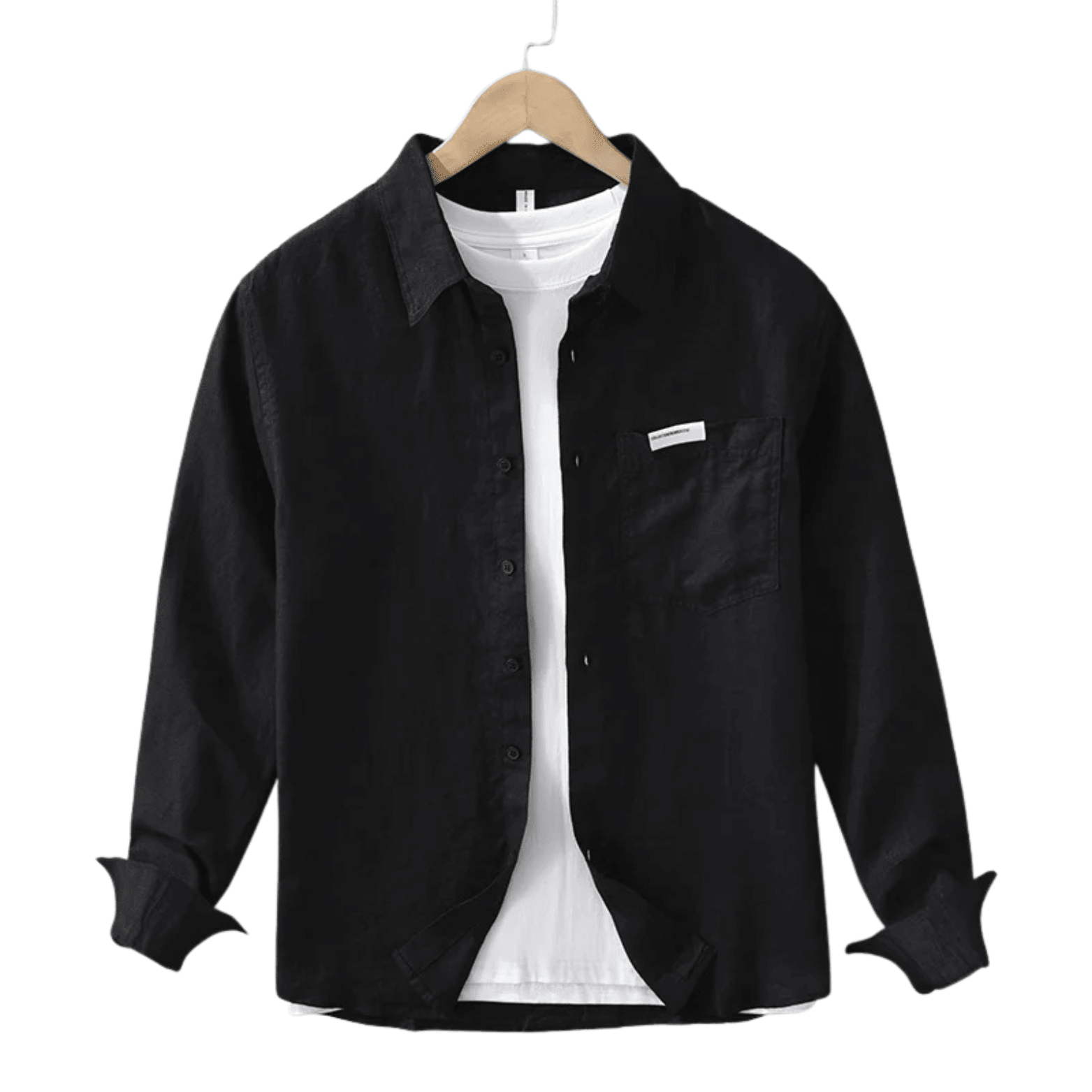 Men’s Linen White Casual Shirt – Lightweight Summer Style - The Crew