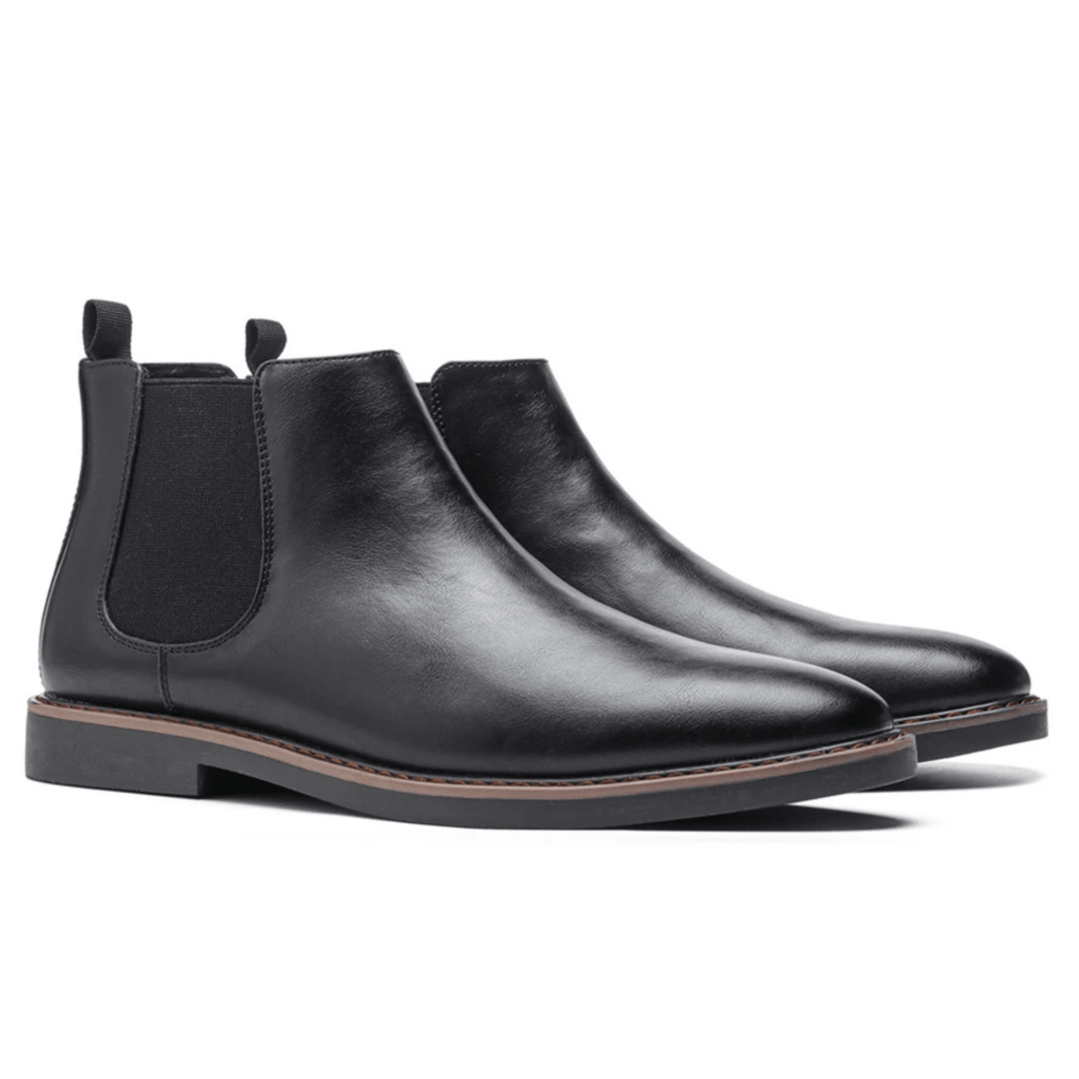 Retro Leather Chelsea Boots for Men – Vintage Ankle Style - The Crew