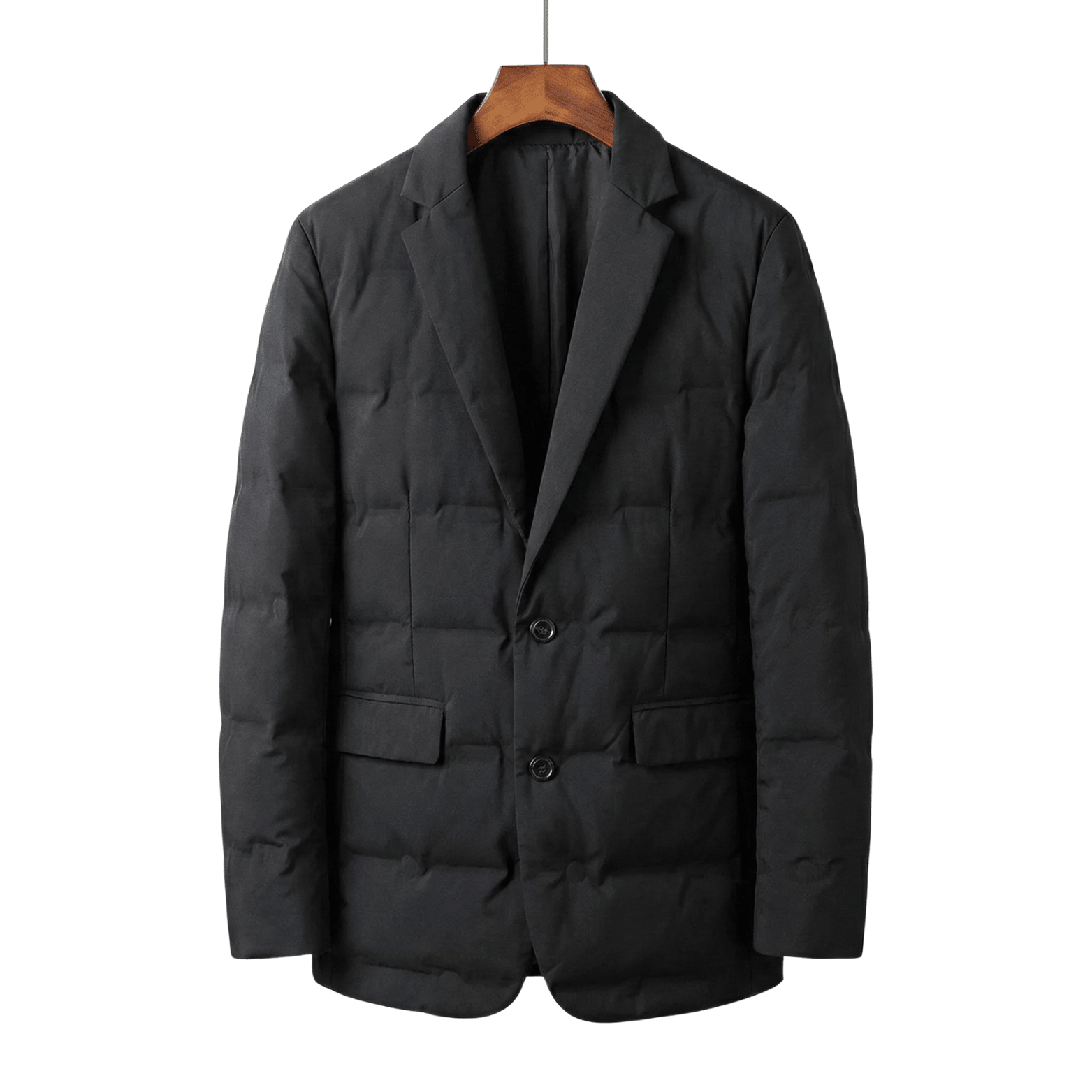 Men’s Detachable Collar Winter Blazer – Smart Casual Warmth - The Crew