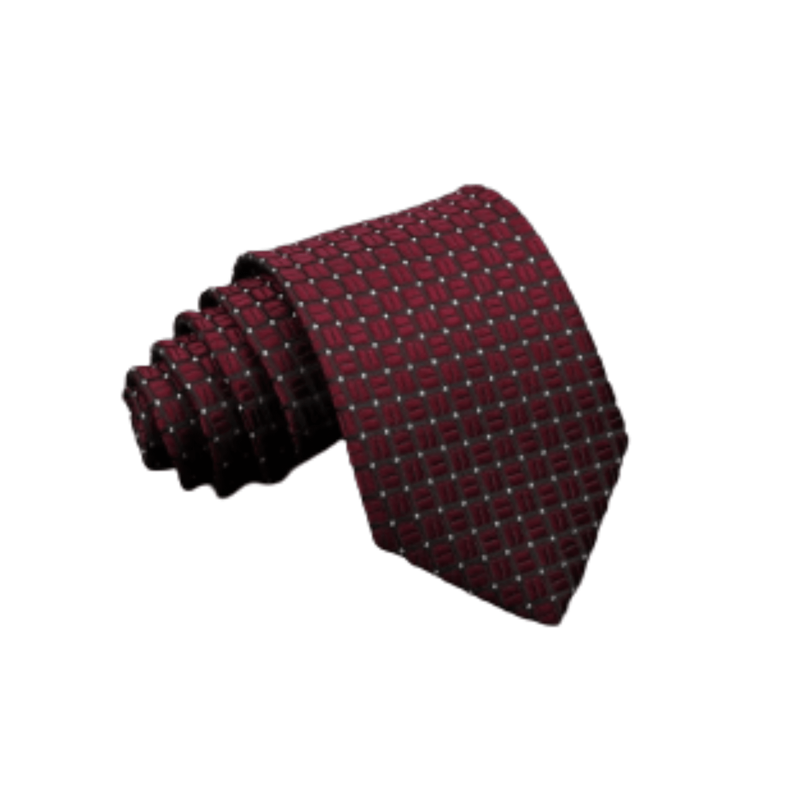 Men’s Classic Jacquard Tie 7cm Solid, Stripe & Plaid - The Crew
