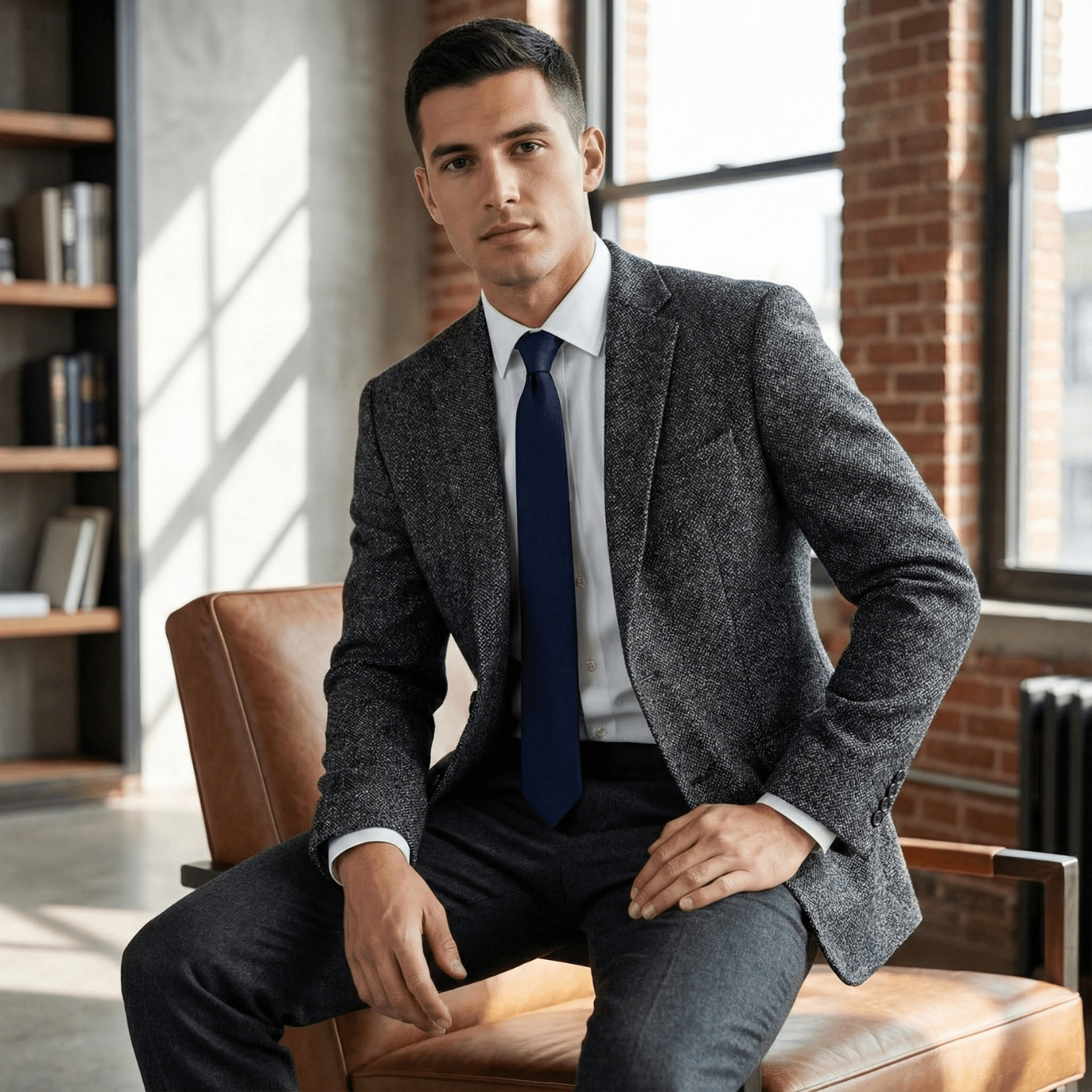 Men’s Slim Fit V - Neck Casual Blazer – The Crew - The Crew