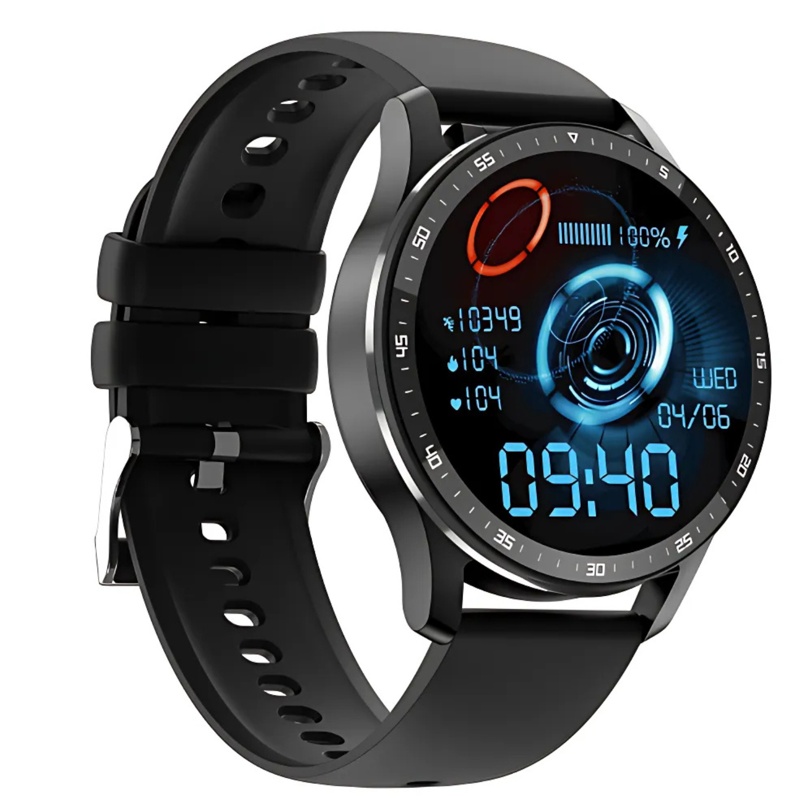 X7 Smartwatch Black Silicone Band – The Crew