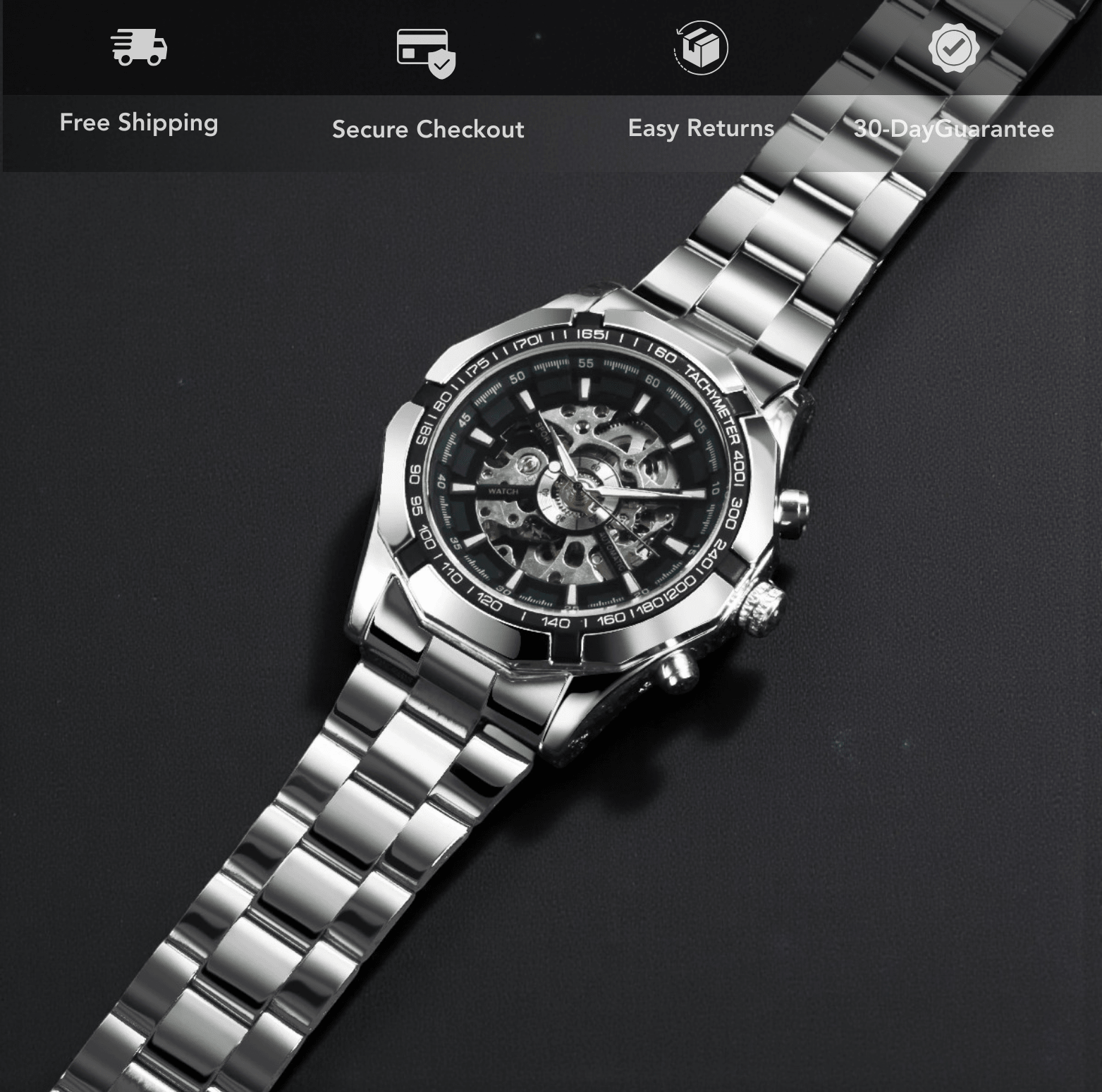 WINNER 188 Classic Mechanical Watch for Men - The Crew