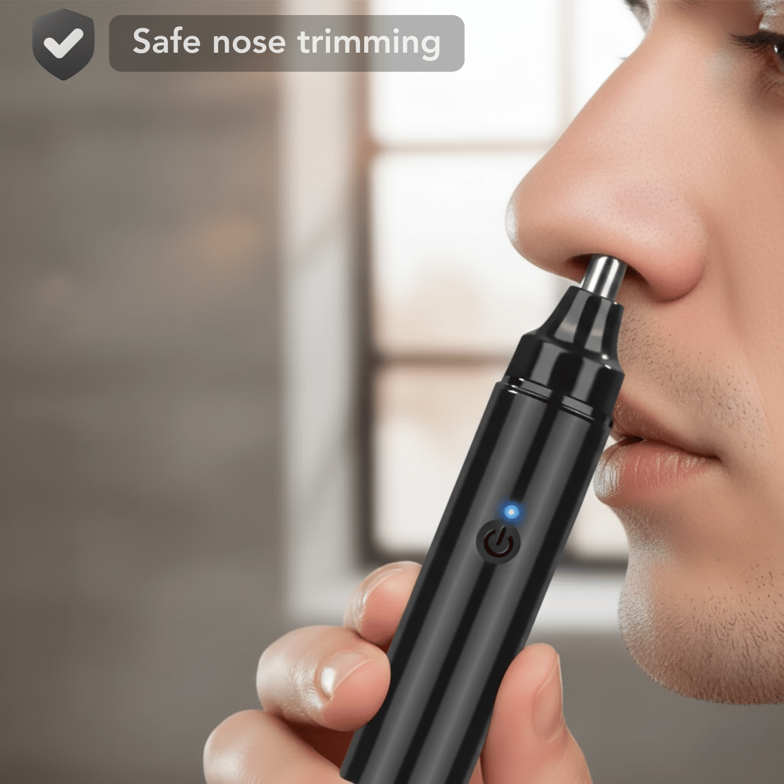 Rechargeable Nose Hair Trimmer – Portable Grooming for Men - The Crew