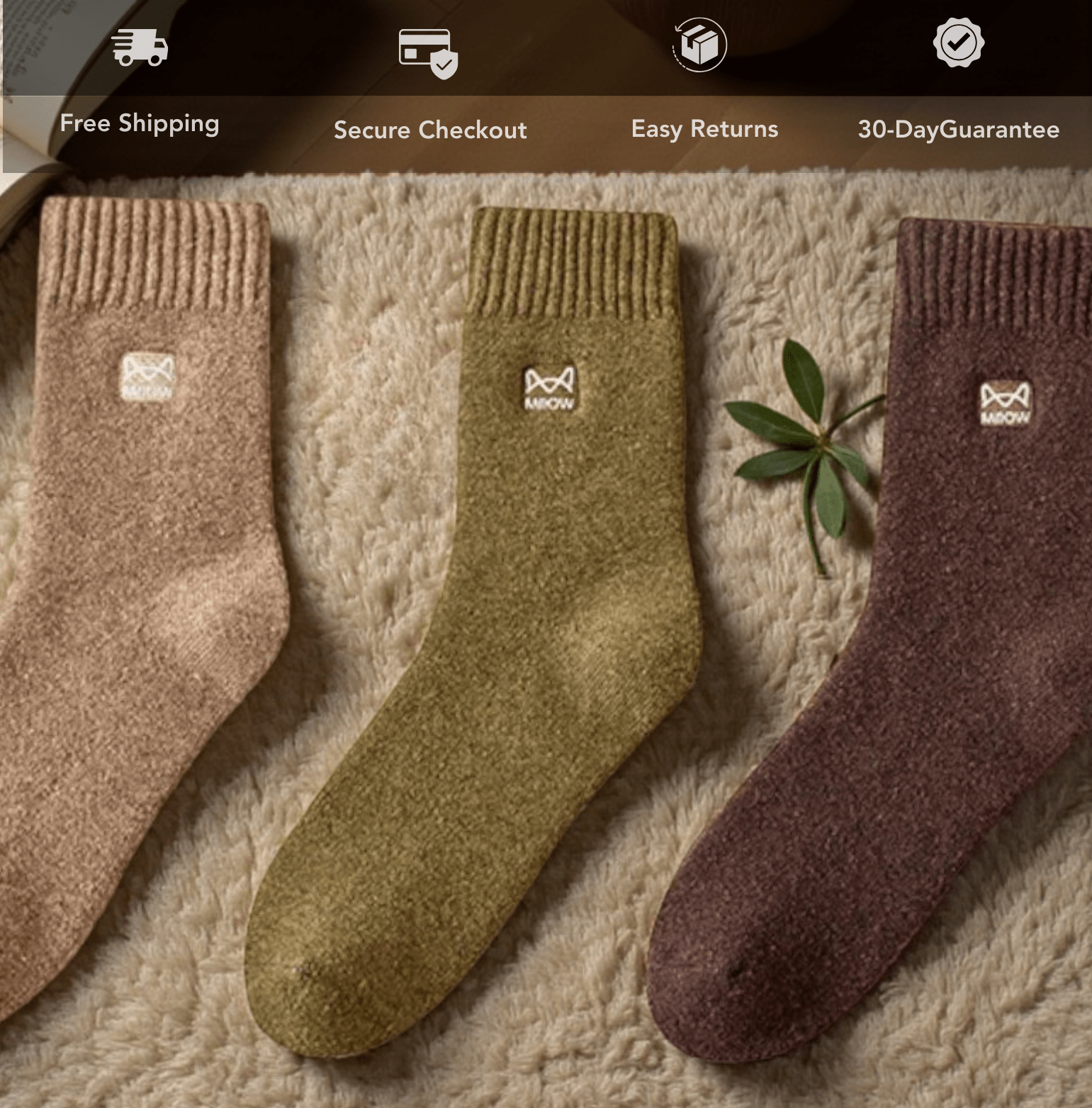 Men’s Merino Wool Thermal Winter Socks – Extra Warm - The Crew