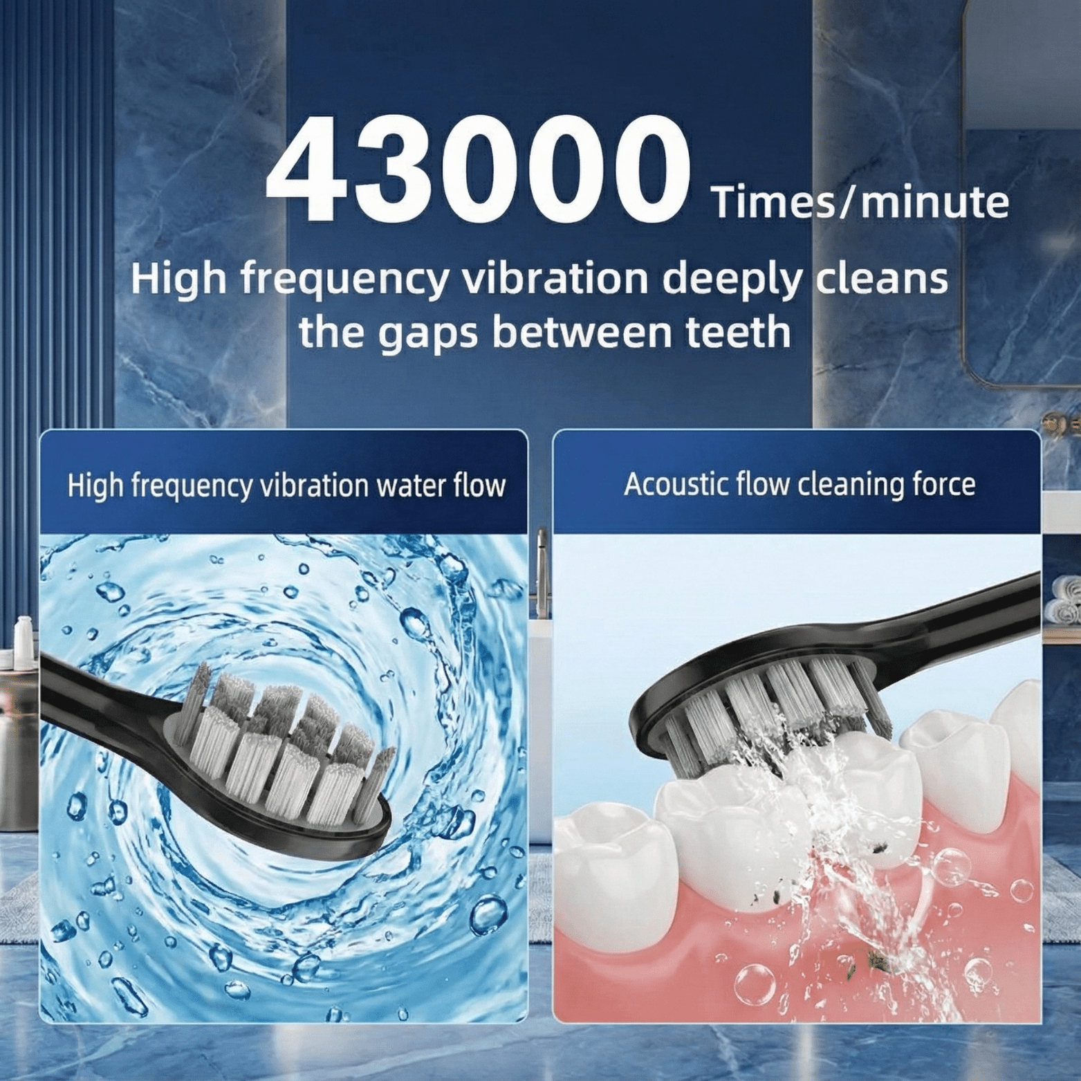 SUBORT S9 Sonic Electric Toothbrush USB Rechargeable - The Crew