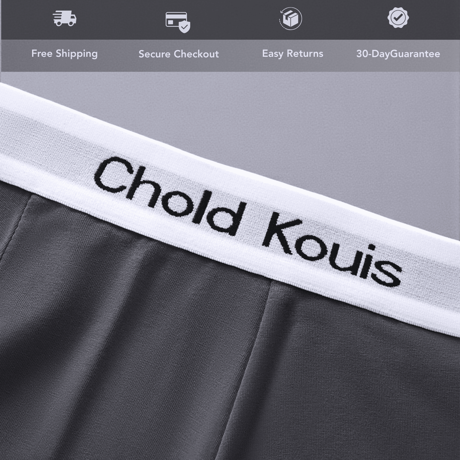 Men’s Soft Boxers 4 - Pack – Comfortable Breathable - The Crew