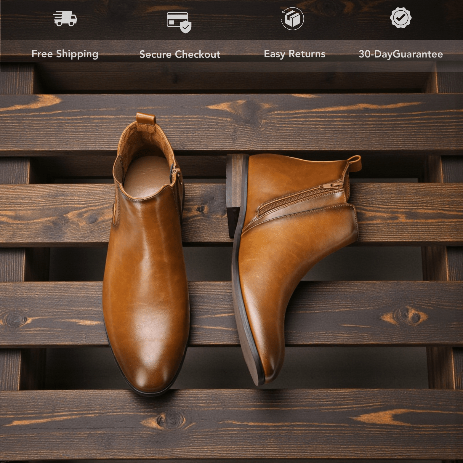 Men’s Sleek Chelsea Leather Boots – Modern Ankle Style - The Crew