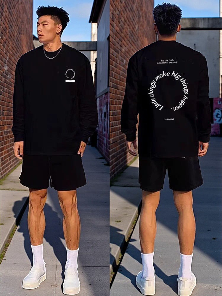 American Retro Cotton Shirt for Men Vintage Casual Style - The Crew