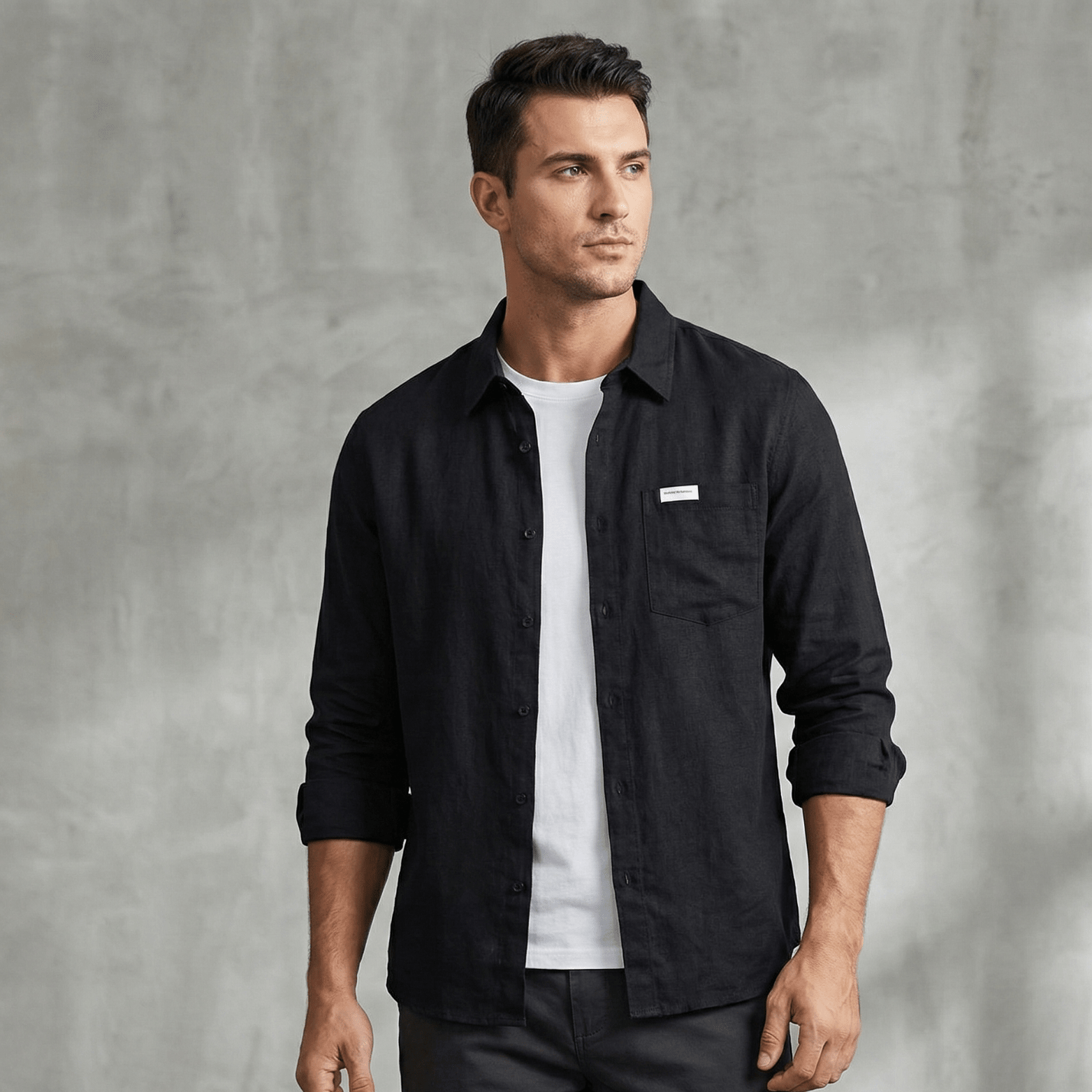 Men’s Linen White Casual Shirt – Lightweight Summer Style - The Crew