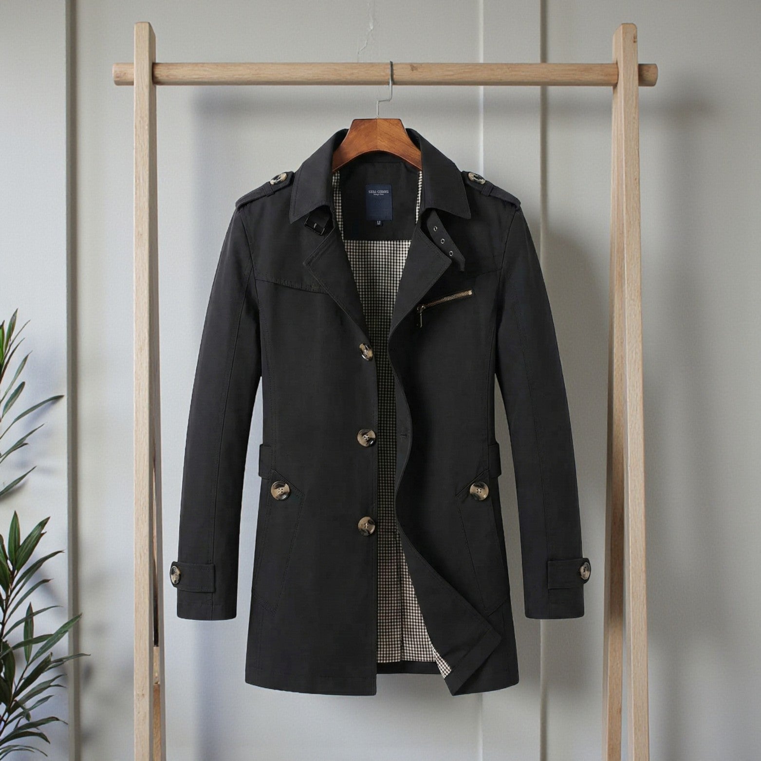 Men’s Classic Trench Coat – Timeless Business Outerwear - The Crew