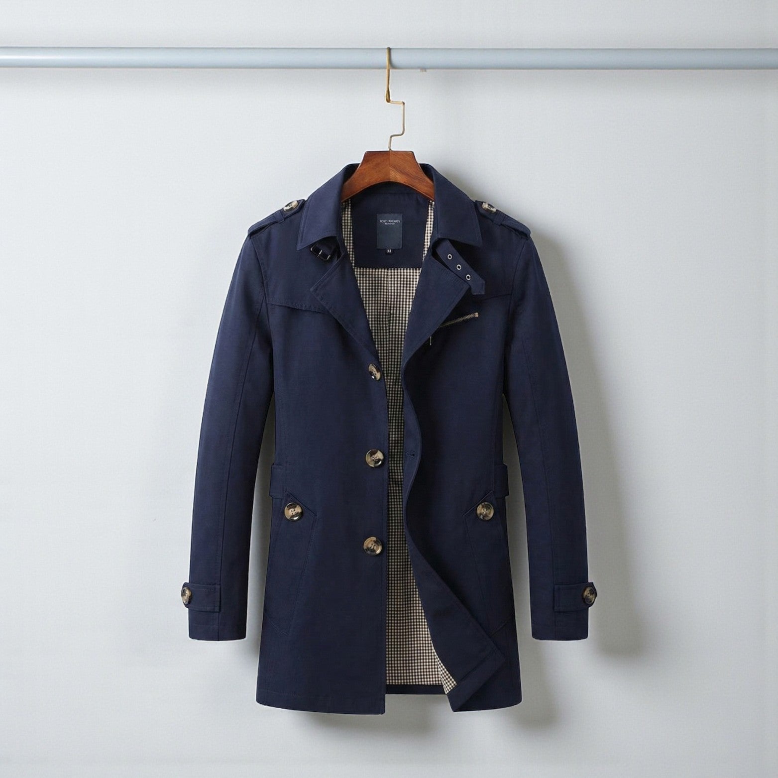 Men’s Classic Trench Coat – Timeless Business Outerwear - The Crew