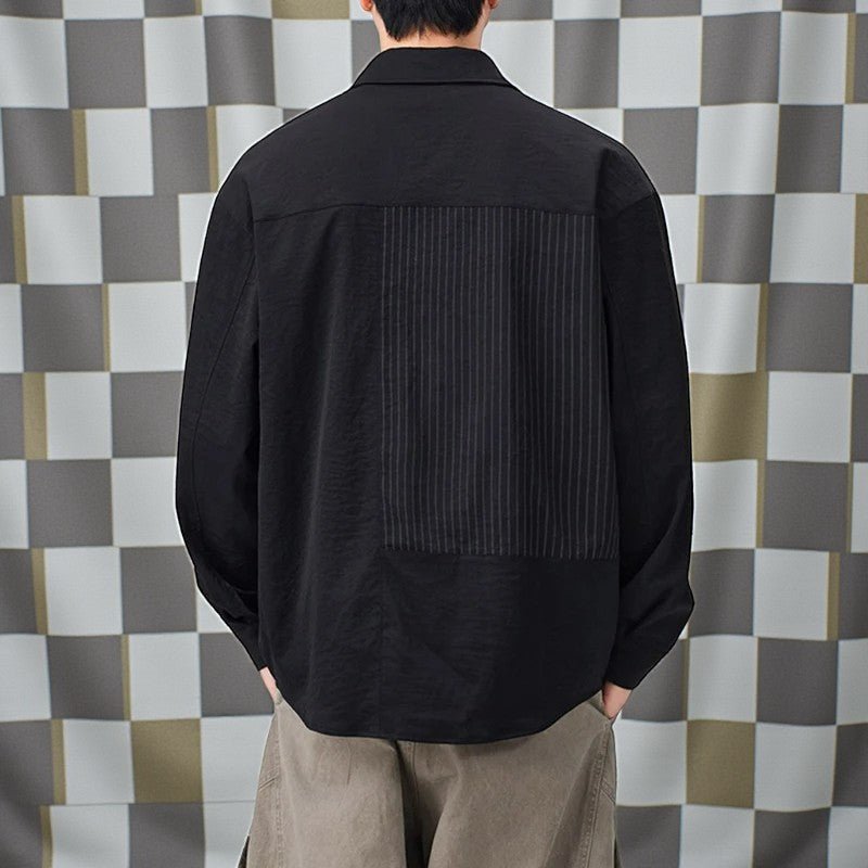 Men’s Color - Block Streetwear Shirt – Bold Urban Style - The Crew