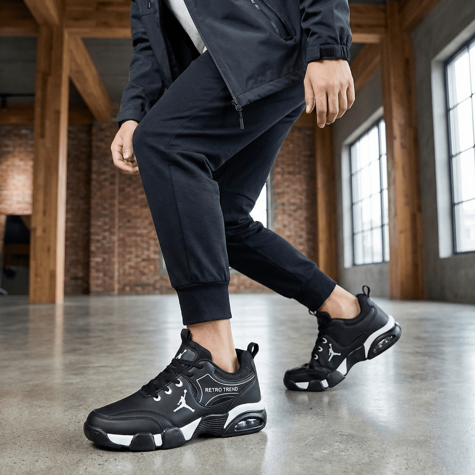 Men’s Air Cushion Sneakers – Shock Absorbing Casual Shoes - The Crew