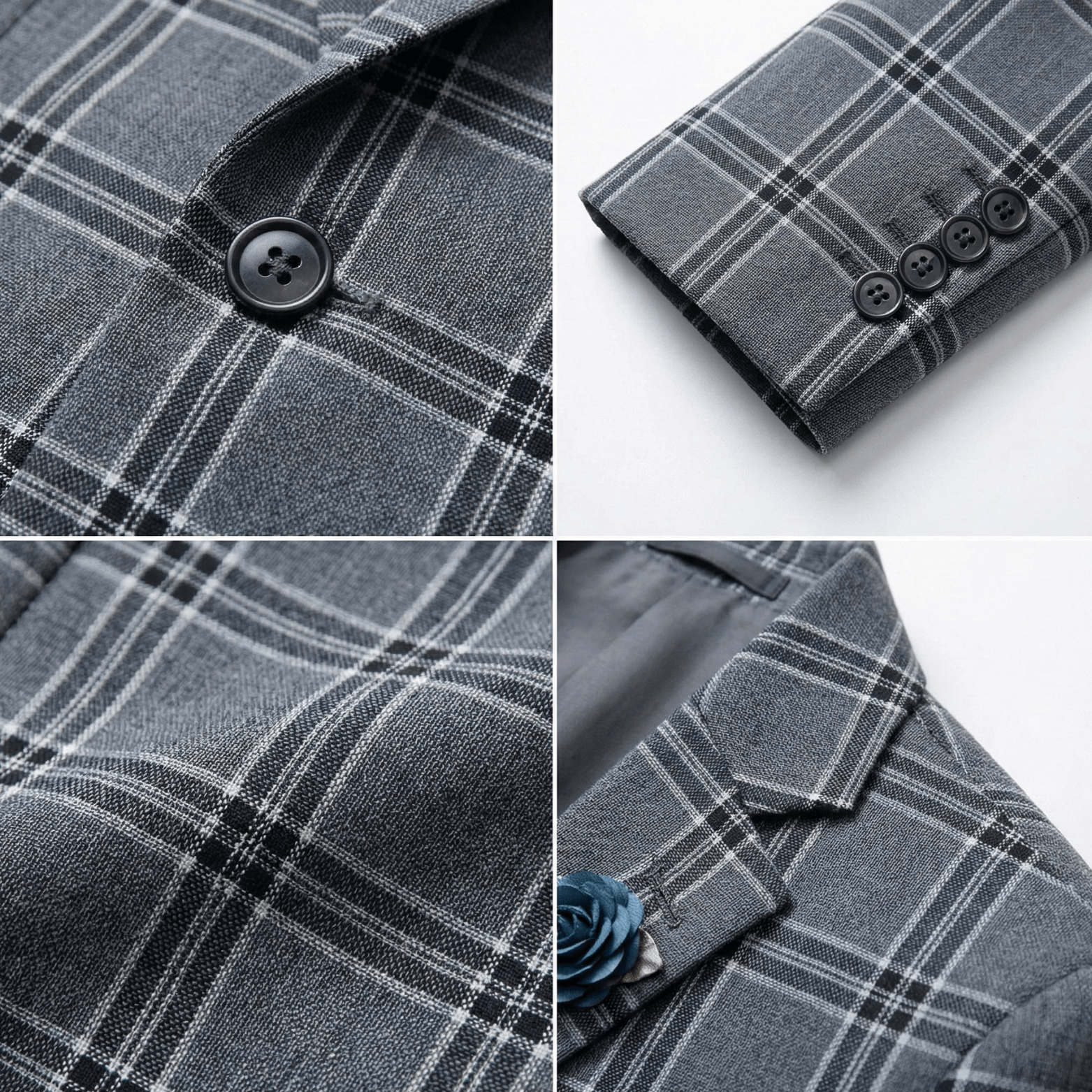 Men’s Gray Slim Fit Suit – Modern Business Style - The Crew