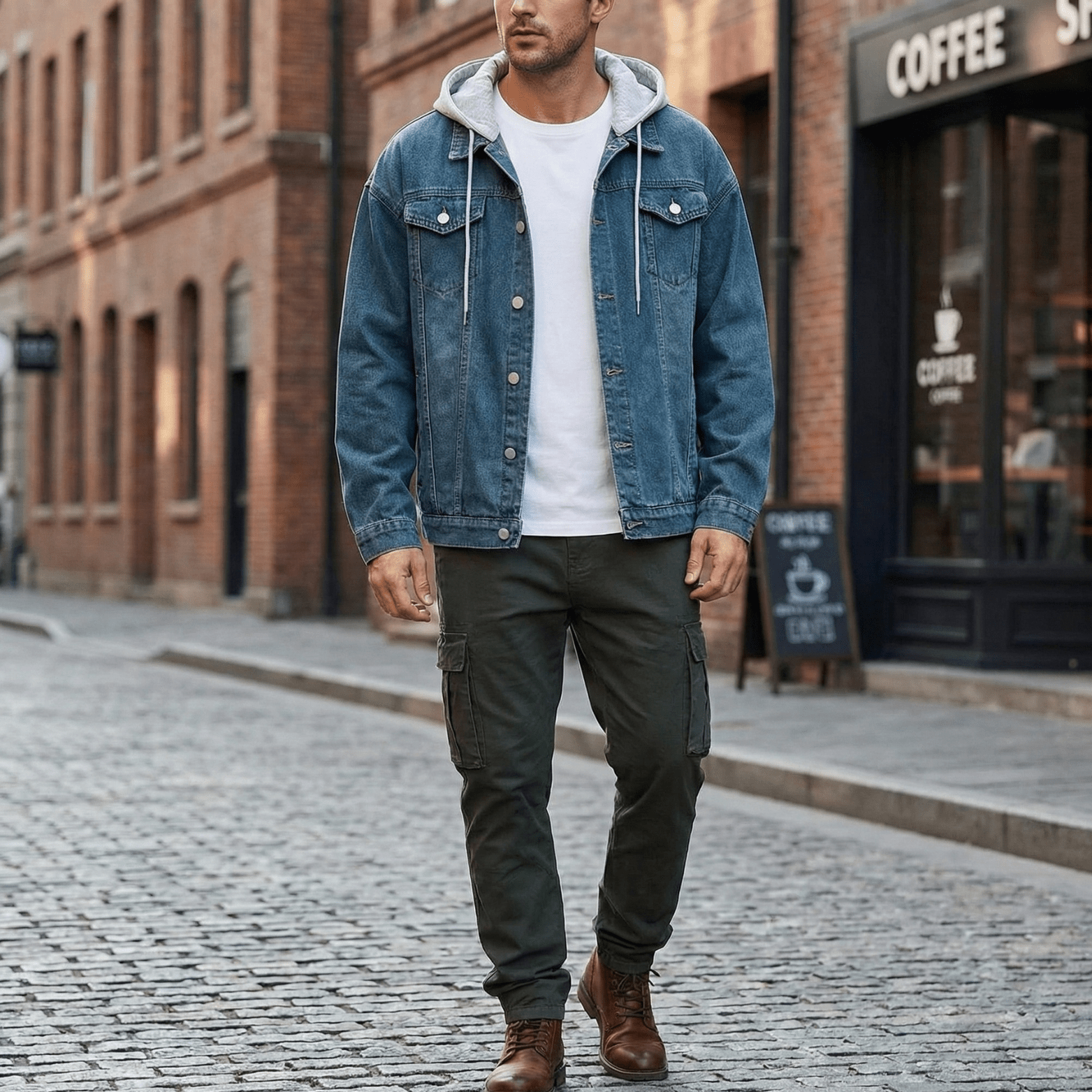 Men’s Classic Denim Jacket – Timeless Casual Outerwear - The Crew