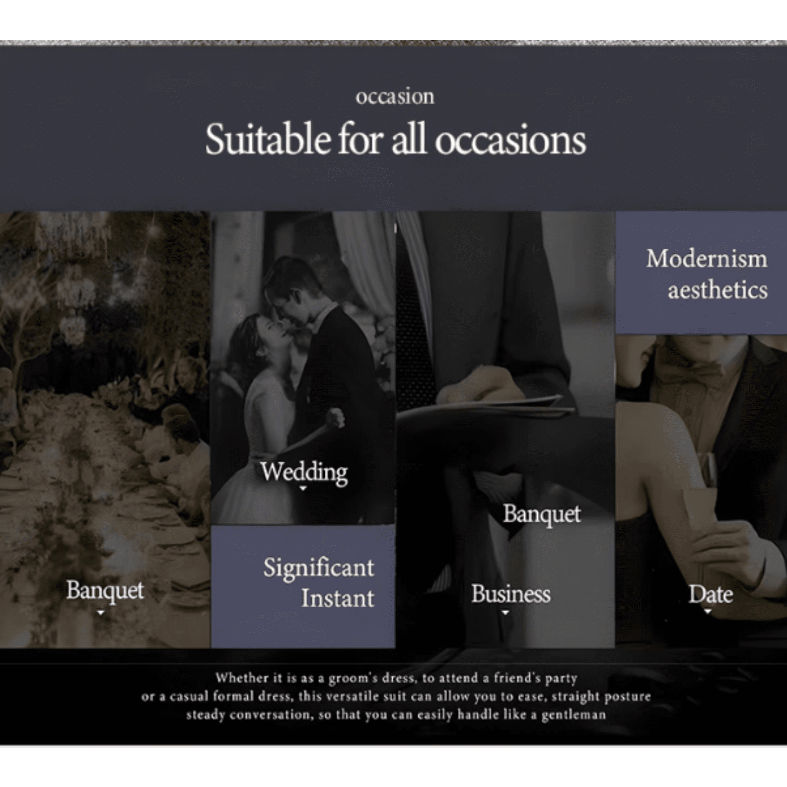 Men’s 3 - Piece Luxury Suit – Slim Fit Formal Style - The Crew