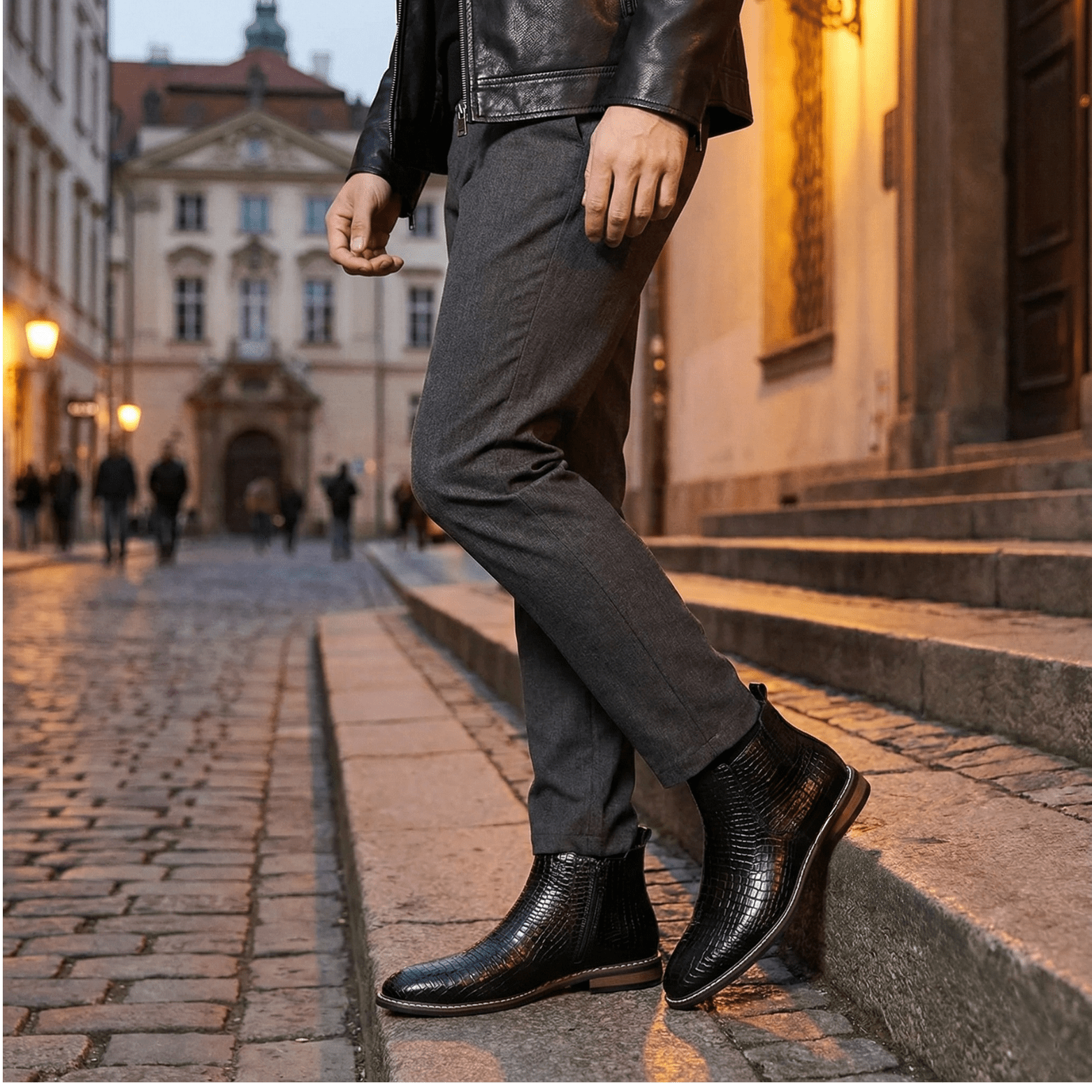 Men’s 2025 Leather Chelsea Boots – Modern Ankle Style - The Crew