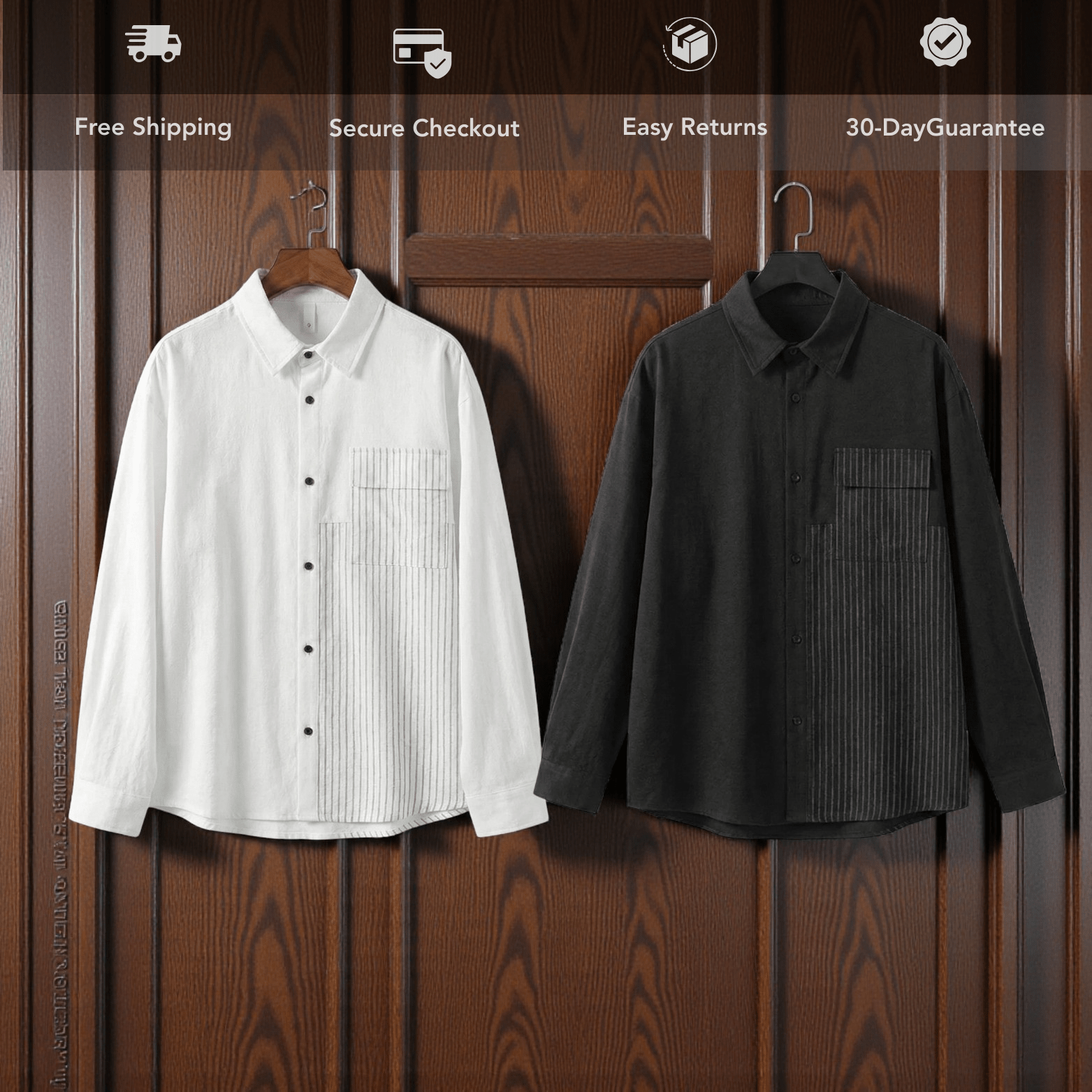 Men’s Color - Block Streetwear Shirt – Bold Urban Style - The Crew