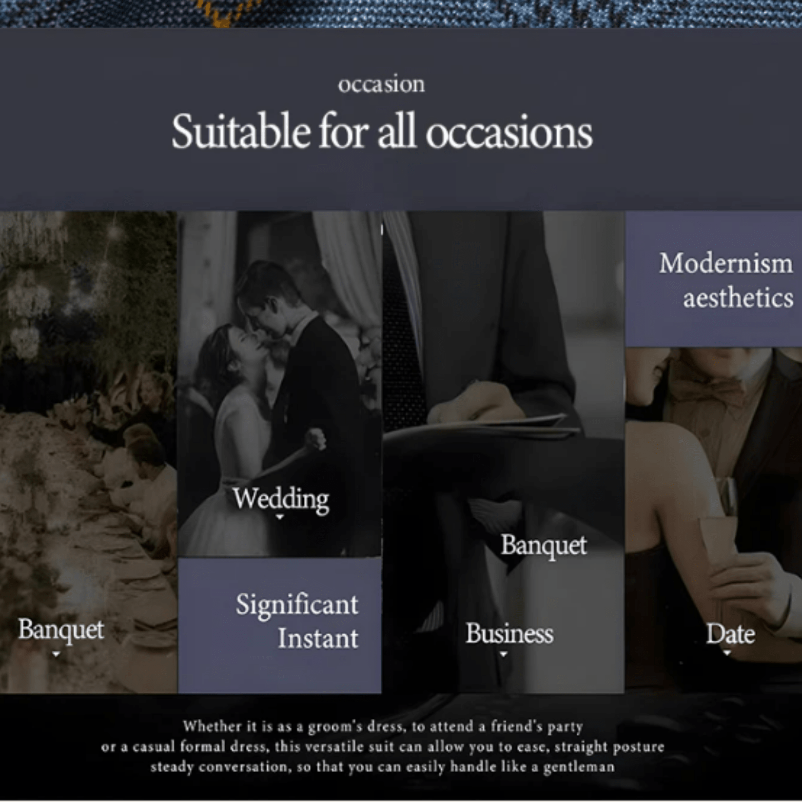 Men’s Premium Business Suit – Modern Slim Fit Style - The Crew