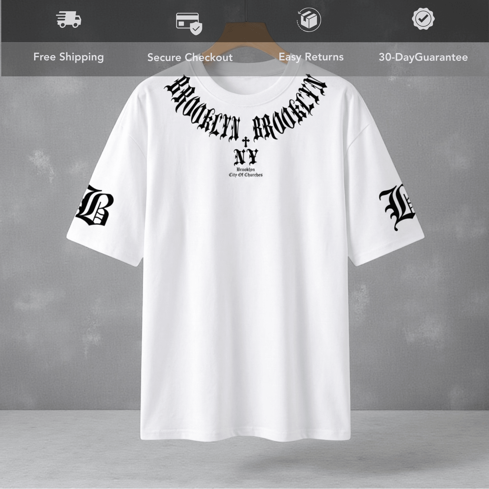 Men’s 3D Letter Graphic Tee – Bold Streetwear Style - The Crew