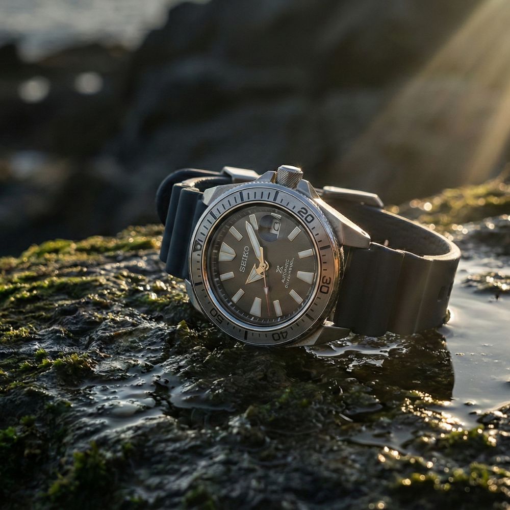 Men’s dive watch designed for water resistance and adventure.
