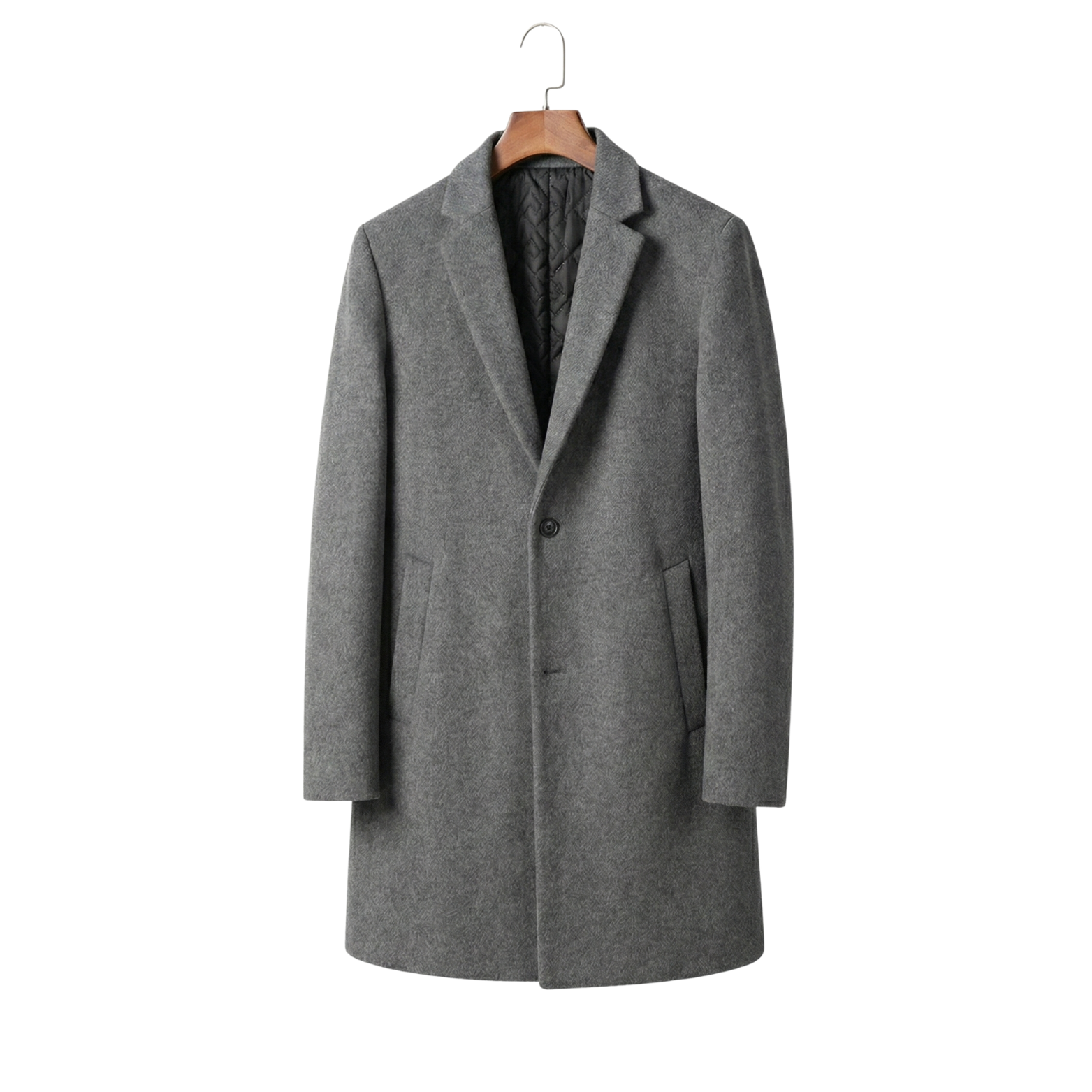 Solid Winter Trench Coat