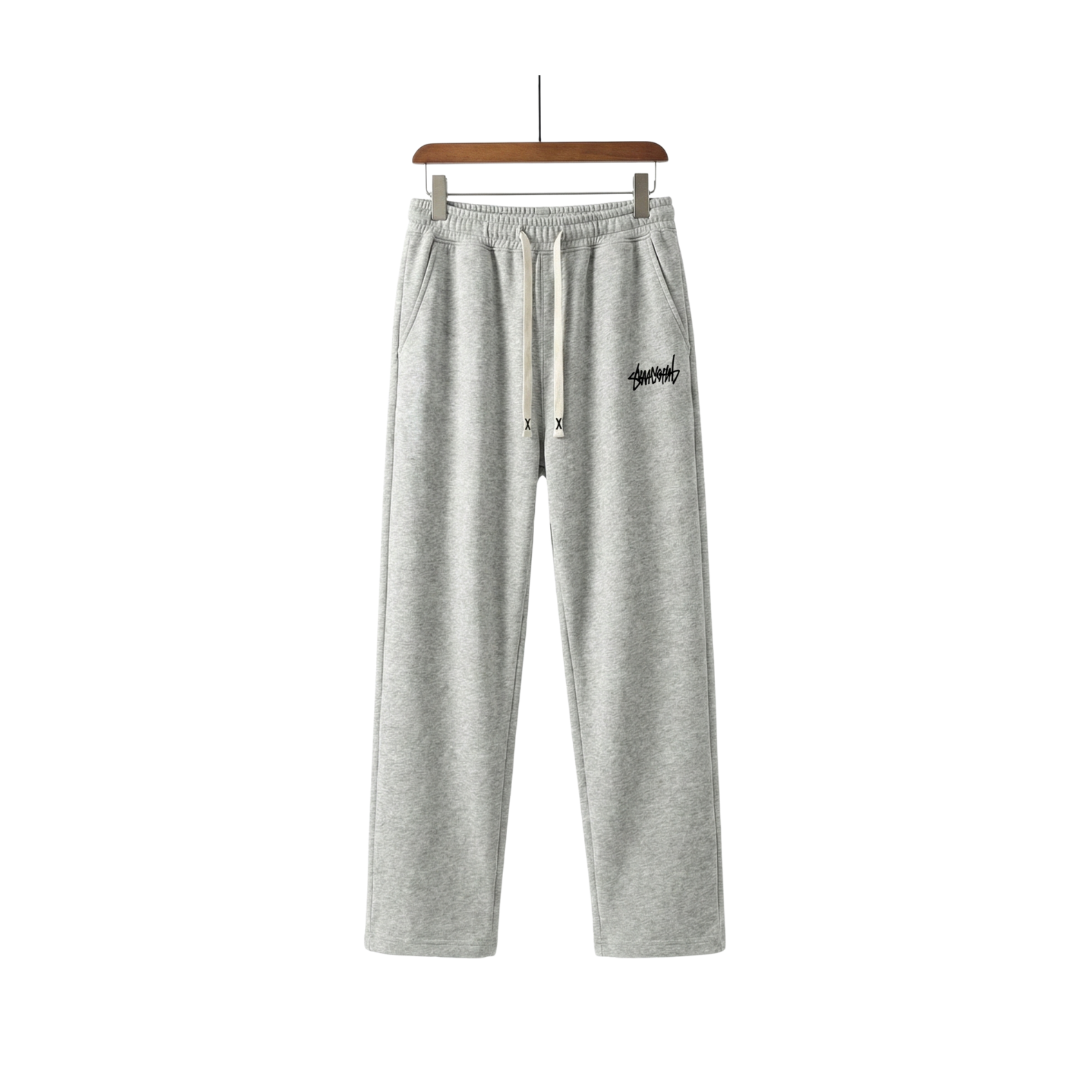 Men baggy joggers gray loose fit – The Crew