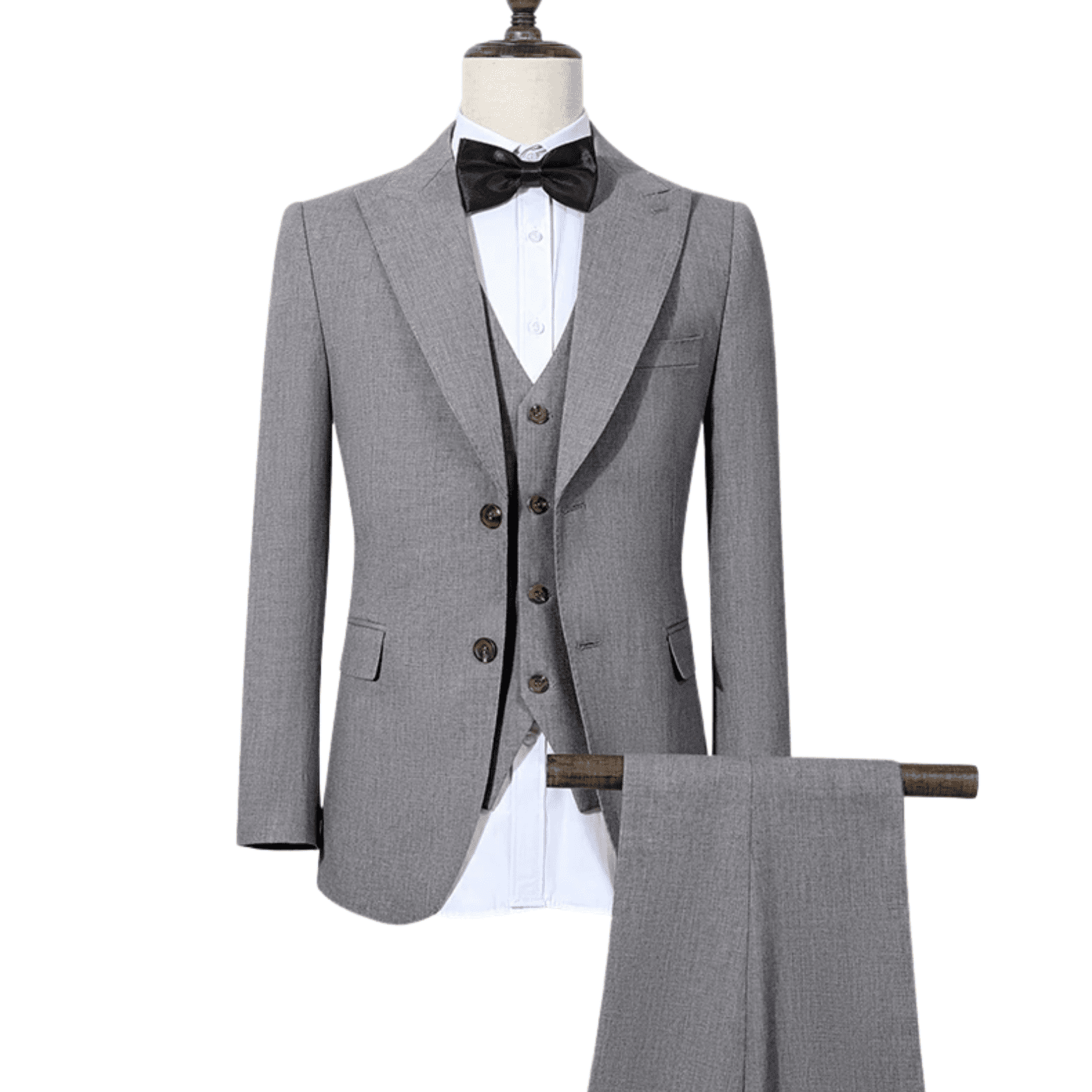 Men’s 3 - Piece Luxury Suit – Slim Fit Formal Style - The Crew