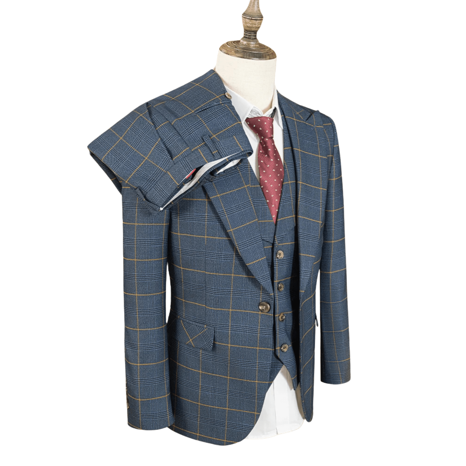 Men’s 3 - Piece Suit – Slim Fit Business Style - The Crew