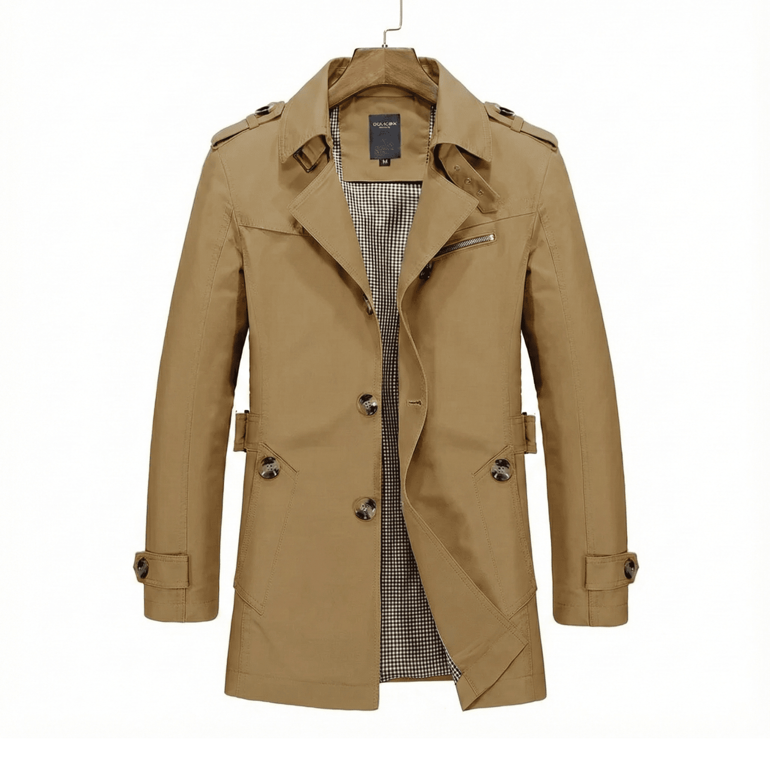 Men’s Classic Trench Coat – Timeless Business Outerwear - The Crew