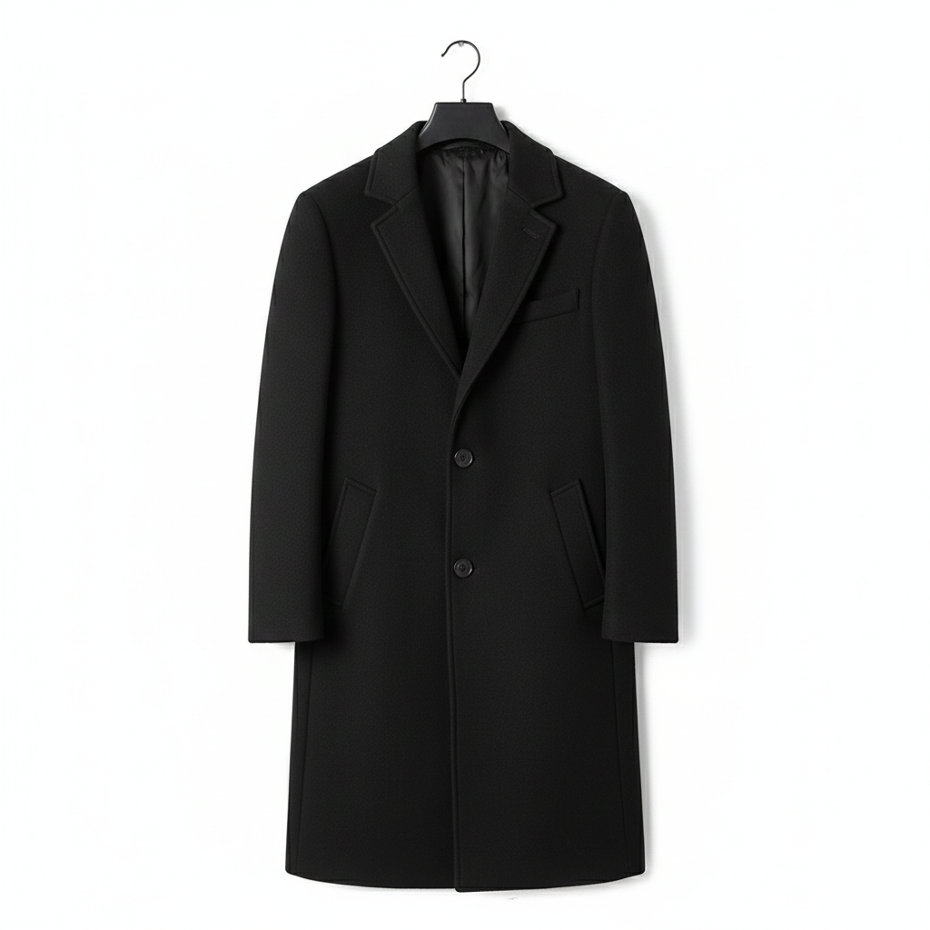 Black men long trench coat british style – The Crew