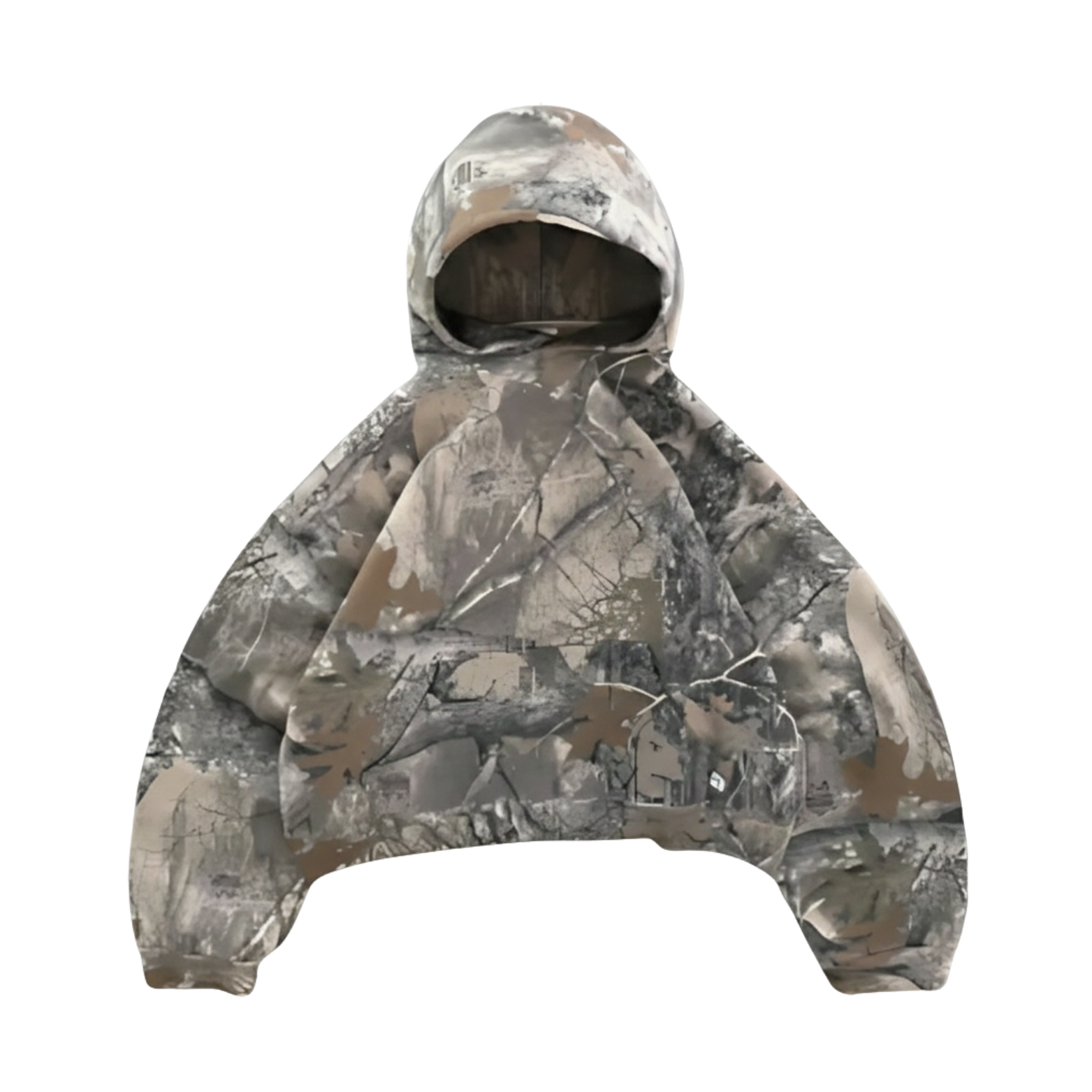 Oversized Camo Streetwear Hoodie for Men – Urban Casual Style