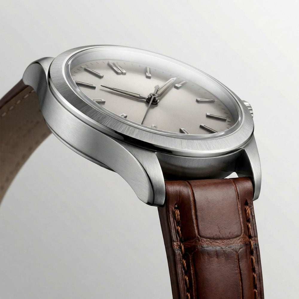 Close-up of a premium men’s watch showing high-quality materials and refined details.
